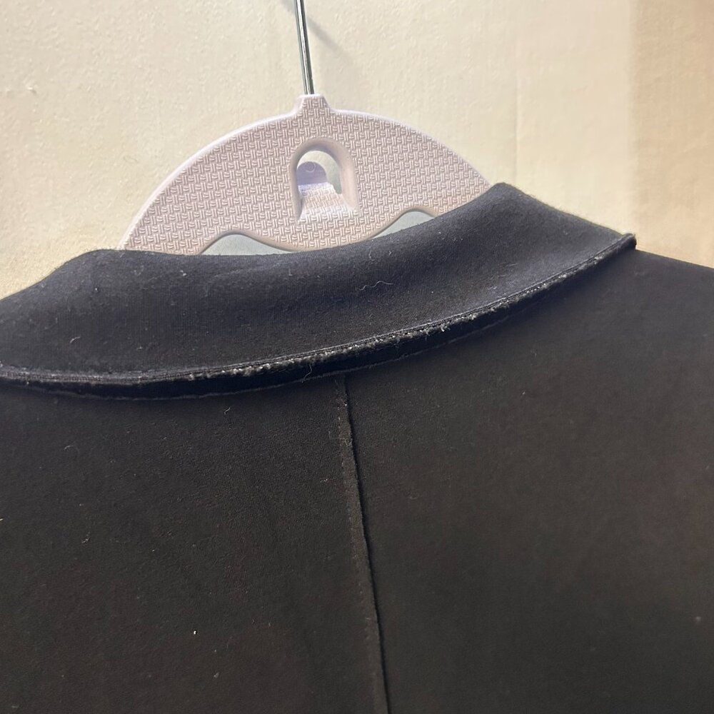 Carolina Belle Long Black Nylon Rayon Spandex Jacket Large - Picture 5 of 9